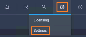 Figure 1 - Go to Settings