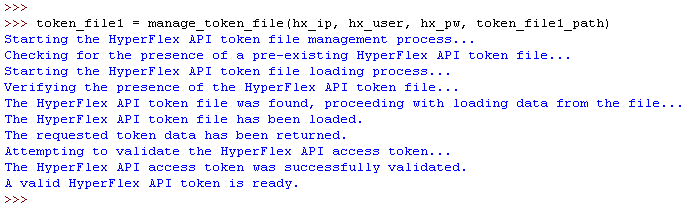 Figure 15 - Assign manage_token_file() Function to Variable